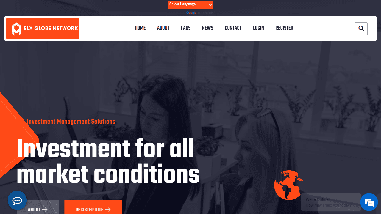 Screenshot of Is elxglobenet.com scam or legitimate?