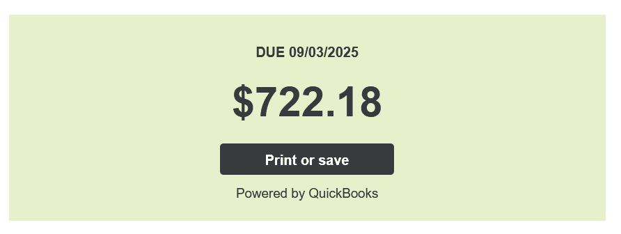 Intuit QuickBooks $722 Invoice Phishing Campaign